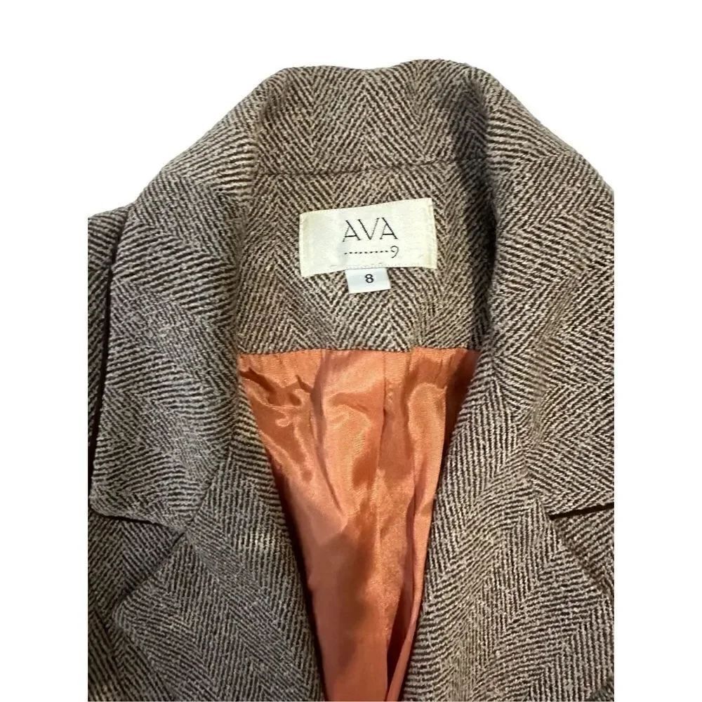 AVA tweed jacket size 8 - Picture 2 of 3